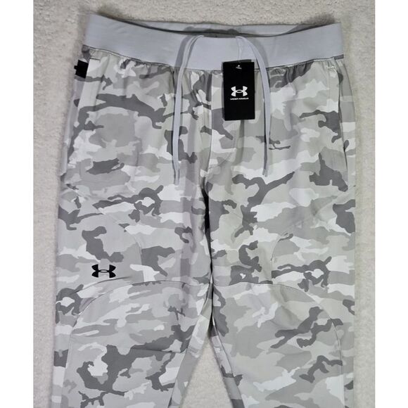 Under Armour 1352027-018 Men's Sz XL Halo Gray Camo UA Unstoppable Joggers - Picture 6 of 11